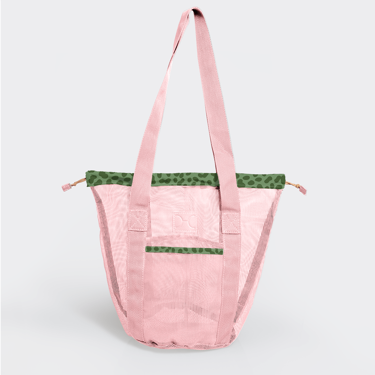 Meshie Bucket Bag | Pink Utility Shopper Bag by Thandana