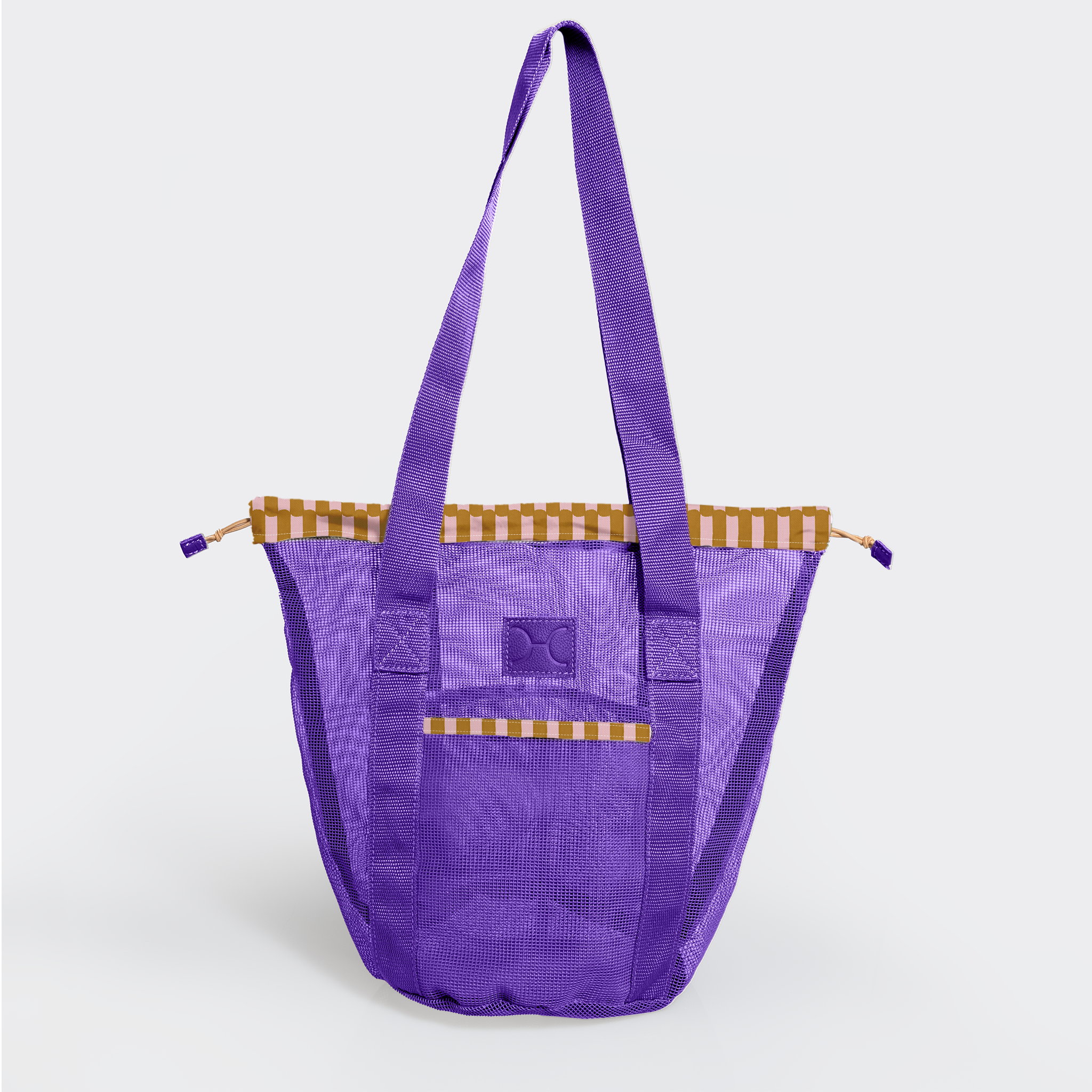 Meshie Bucket Bag | Purple Indie - Sunset Utility Shopper Bag by Thandana