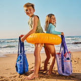 Meshie Bucket Bag | Purple Utility Shopper Bag by Thandana