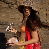 Meshie Bucket Bag | Red Utility Shopper Bag by Thandana