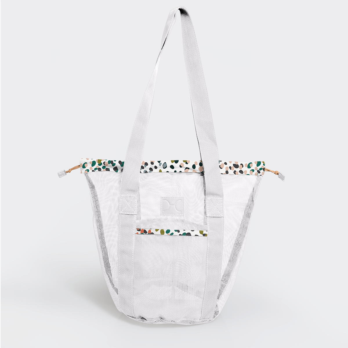 Meshie Bucket Bag | White Confetti - All About Utility Shopper Bag by Thandana