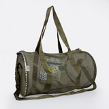 Meshie Duffel Bag | Mixed Colours Olive - Confetti Utility Shopper Bag by Thandana