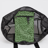 Meshie Jumbo Beach Bag BLACK - Thandana UK