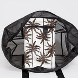Meshie Jumbo Beach Bag BLACK - Thandana UK