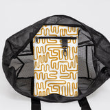 Meshie Jumbo Beach Bag BLACK - Thandana UK