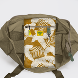 Meshie Jumbo Beach Bag | Olive Fauna - Earth Utility Shopper Bag by Thandana