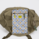 Meshie Jumbo Beach Bag | Olive Nova - Mist Utility Shopper Bag by Thandana