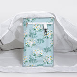 Meshie Jumbo Beach Bag | White Crazy Daisy - Sage Utility Shopper Bag by Thandana