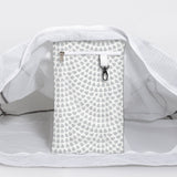 Meshie Jumbo Beach Bag | White Scale Away with me - Moonstruck Utility Shopper Bag by Thandana