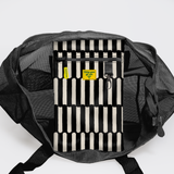 Meshie Large Beach Bag | Black Indie - Pitch Utility Shopper Bag by Thandana