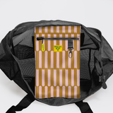 Meshie Large Beach Bag | Black Indie - Sunset Utility Shopper Bag by Thandana