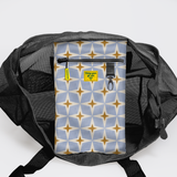 Meshie Large Beach Bag | Black Nova - Mist Utility Shopper Bag by Thandana