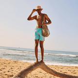 Meshie Large Beach Bag | Olive Utility Shopper Bag by Thandana