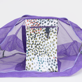Meshie Large Beach Bag | Purple Confetti - All About Utility Shopper Bag by Thandana