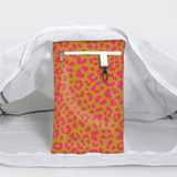 Meshie Large Beach Bag | White Cheetah - Preppy Utility Shopper Bag by Thandana