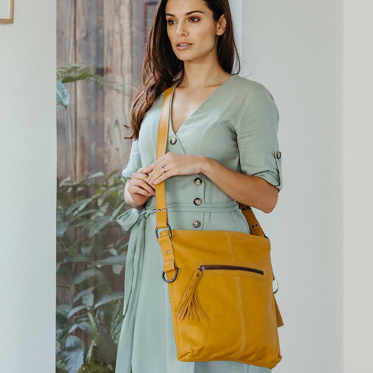 Messenger Handbag | Genuine Leather Handbag by Thandana