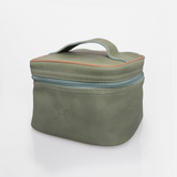 Mini Decker Cooler Bag | Genuine Leather | Corporate Green Leather Double Decker Cooler Bag by Thandana