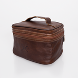 Mini Decker Cooler Bag | Genuine Leather | Corporate Tobac Leather Double Decker Cooler Bag by Thandana