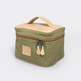 Mini Decker Cooler Bag | Wax Canvas with Genuine Leather Mini Decker by Thandana