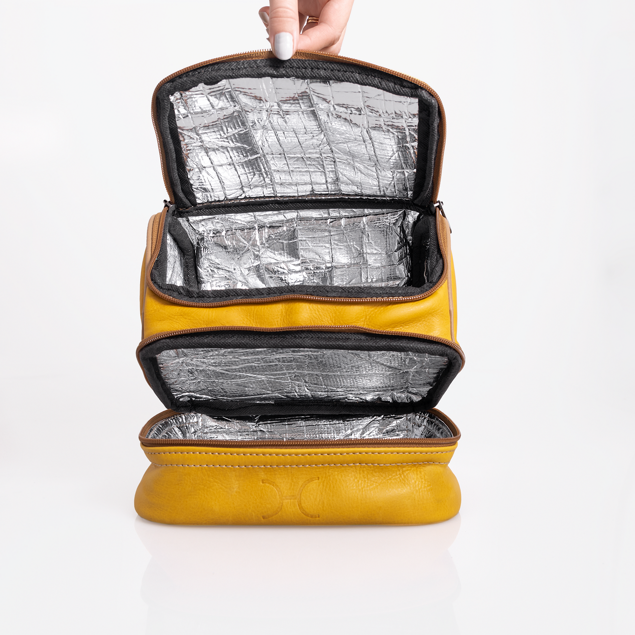 Mini Thermal Cooler Bag | Genuine Leather Mini Thermal Cooler by Thandana