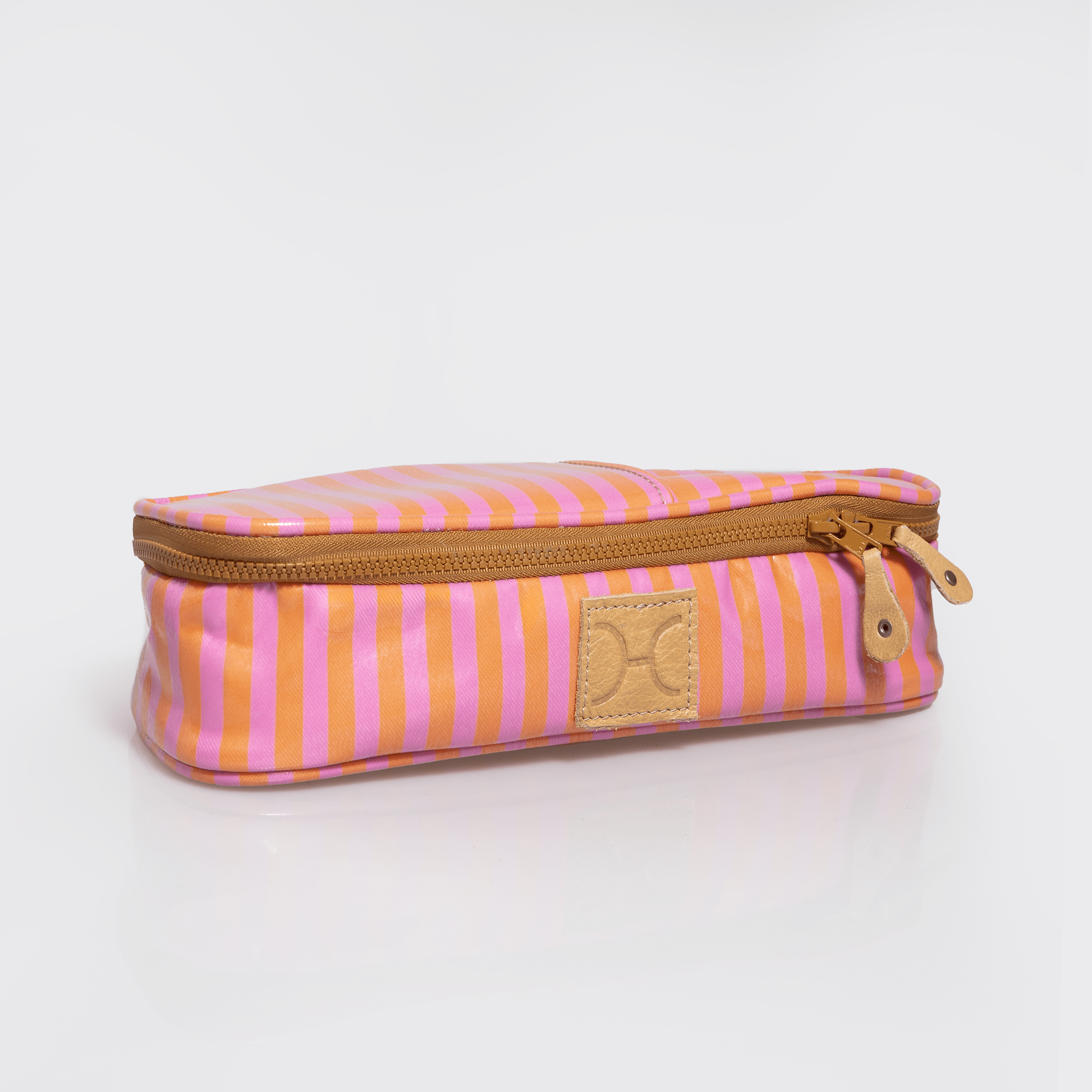 Mod Case Large | Laminated Fabric Linear - Preppy Vanity Fabric by Thandana