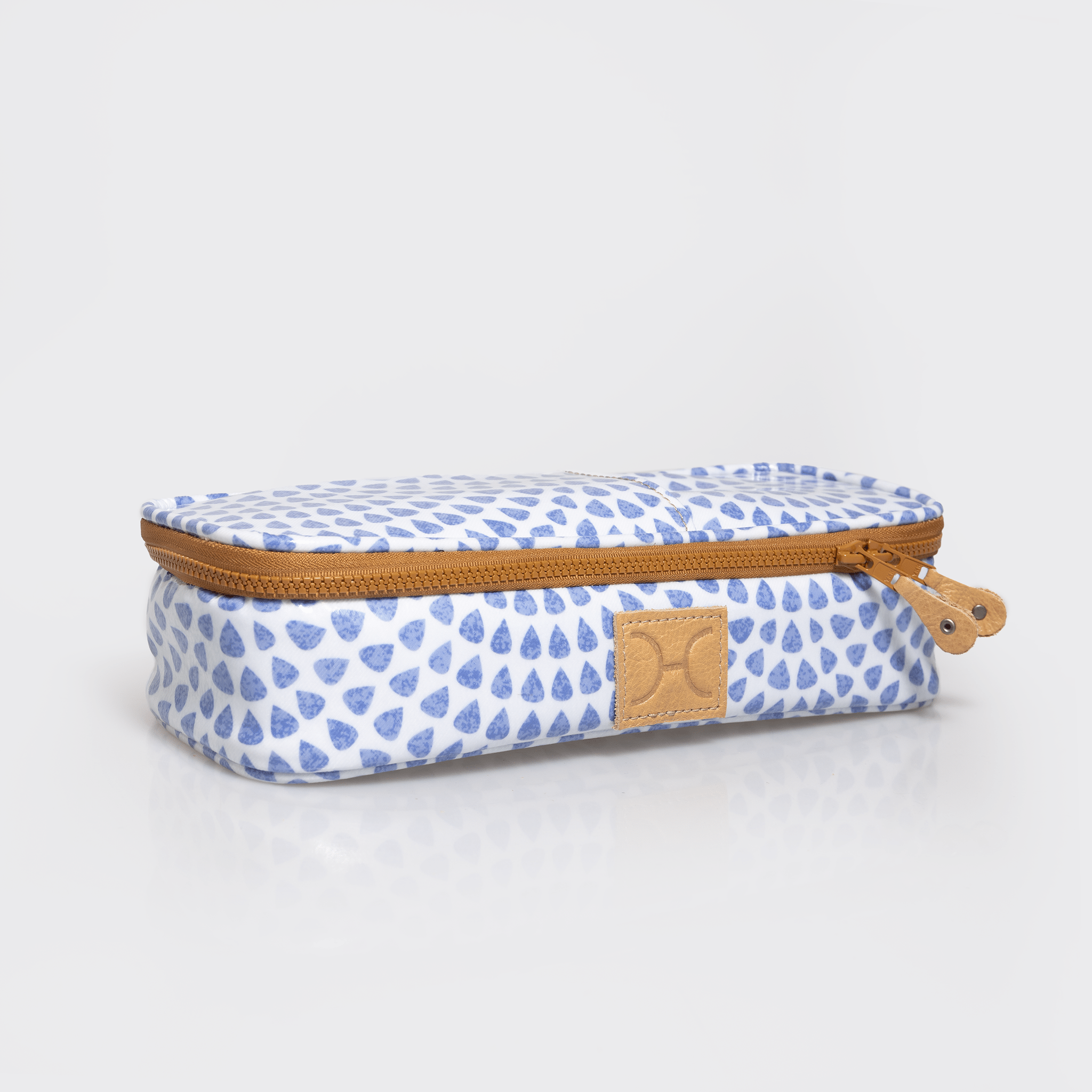 Mod Case Large | Laminated Fabric Scale Away with me - Dazzling Blue Vanity Fabric by Thandana