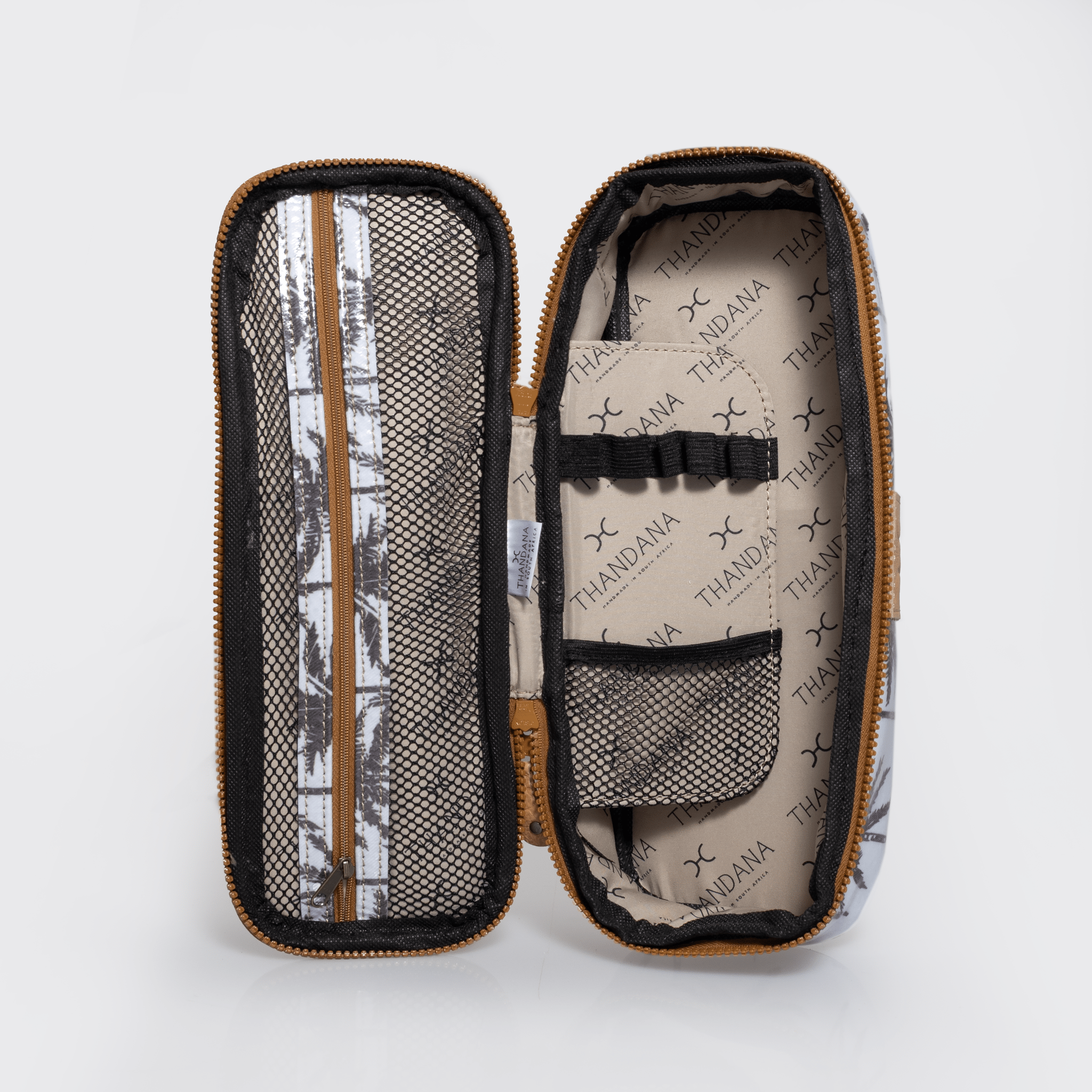 Mod Case Large | Laminated Fabric Vanity Fabric by Thandana