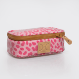 Mod Case Medium | Laminated Fabric Cheetah - Pink Vanity Fabric by Thandana