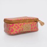 Mod Case Medium | Laminated Fabric Cheetah - Preppy Vanity Fabric by Thandana
