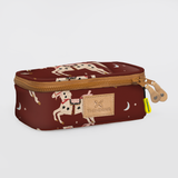 Mod Case Medium | Laminated Fabric Midnight Pony - Cherry Vanity Fabric by Thandana