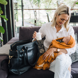 Noa Baby Changing Bag | Genuine Leather Nappy Bag by Thandana