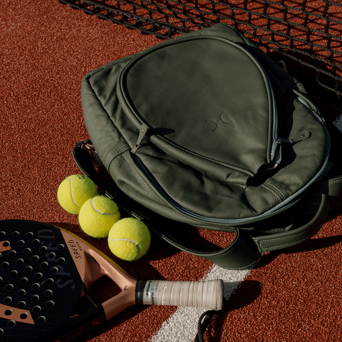 Padel Backpack | Leather Padel Backpack Leather by Thandana