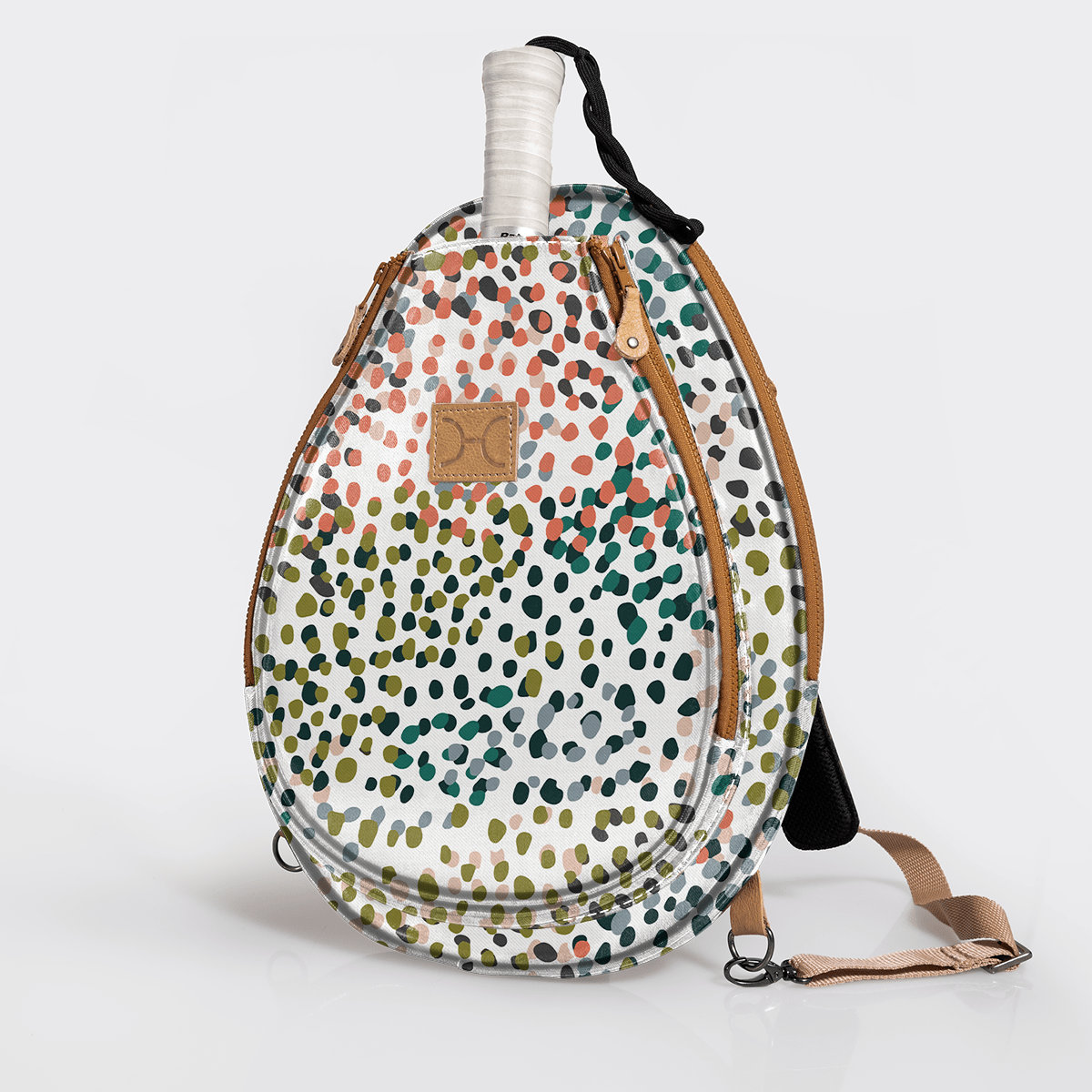 Padel & Tennis Sleeve | Laminated Fabric Confetti - All About Kids Backpack by Thandana