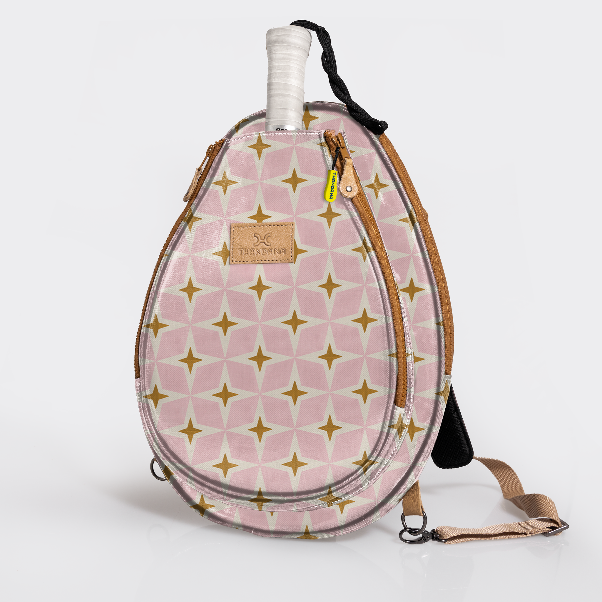 Padel & Tennis Sleeve | Laminated Fabric Nova - Blush Kids Backpack by Thandana