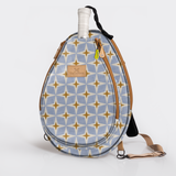 Padel & tennis sleeve | laminated fabric - nova - mist - kids backpack
