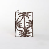 Passport Holder | Laminated Fabric Palm - Neutral / Chunky Zip Passport Holder by Thandana