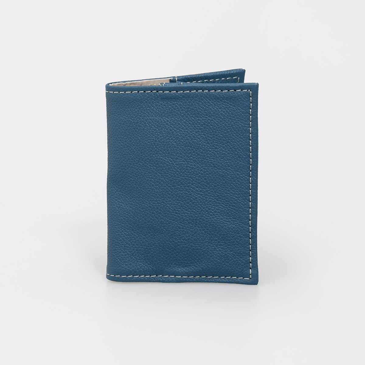 Passport Holder | Leather Aqua Leather Passport Holder by Thandana