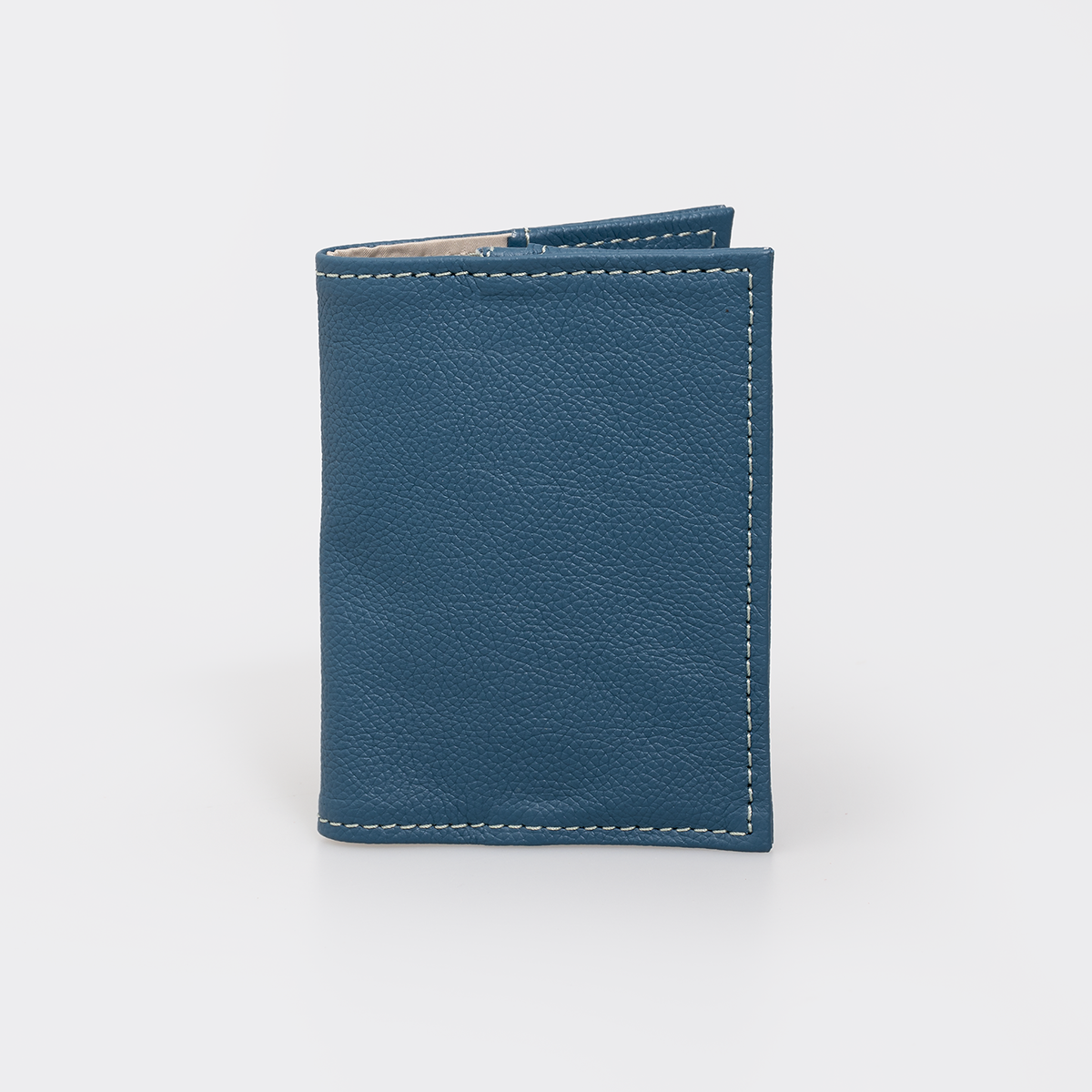 Passport Holder Leather | Corporate Aqua Leather Passport Holder by Thandana