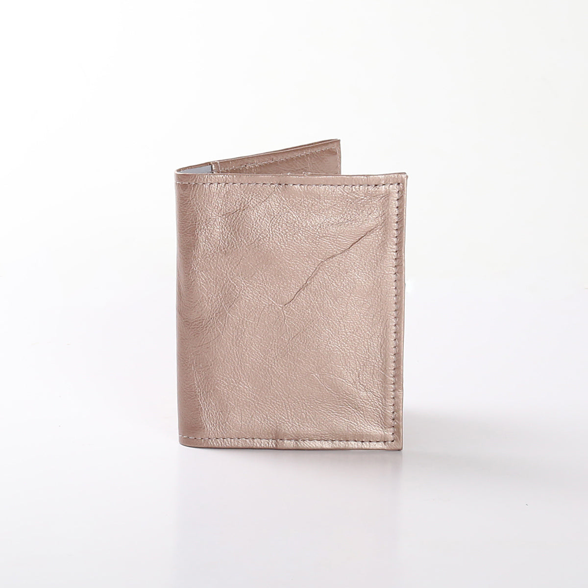 Passport Holder Leather | Corporate Champagne Leather Passport Holder by Thandana