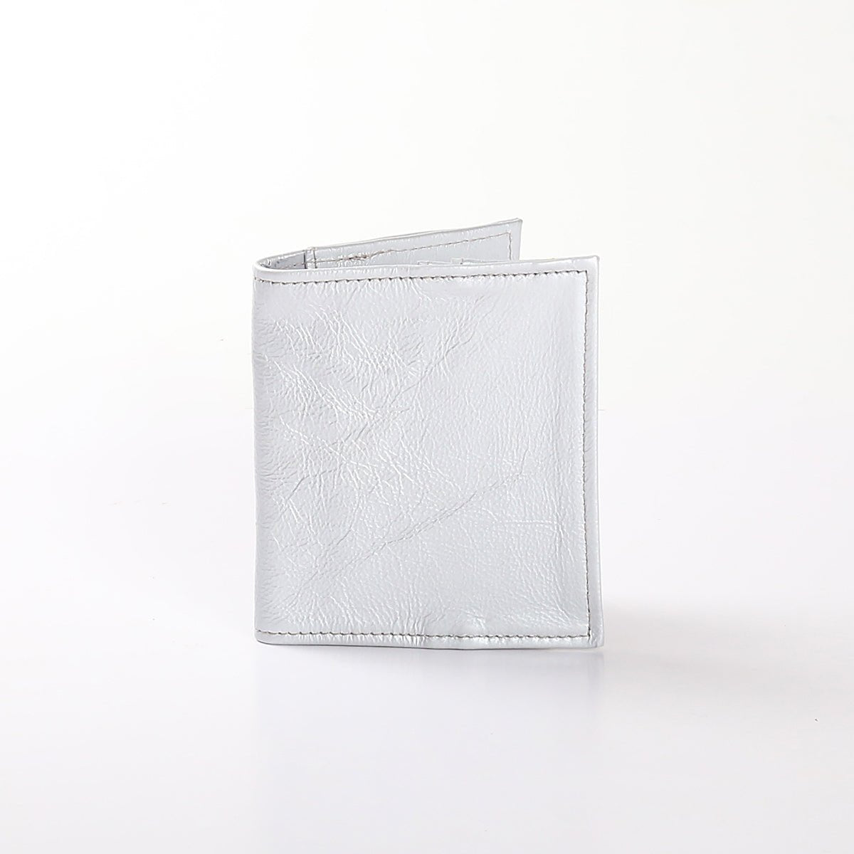 Passport Holder | Leather Silver Leather Passport Holder by Thandana