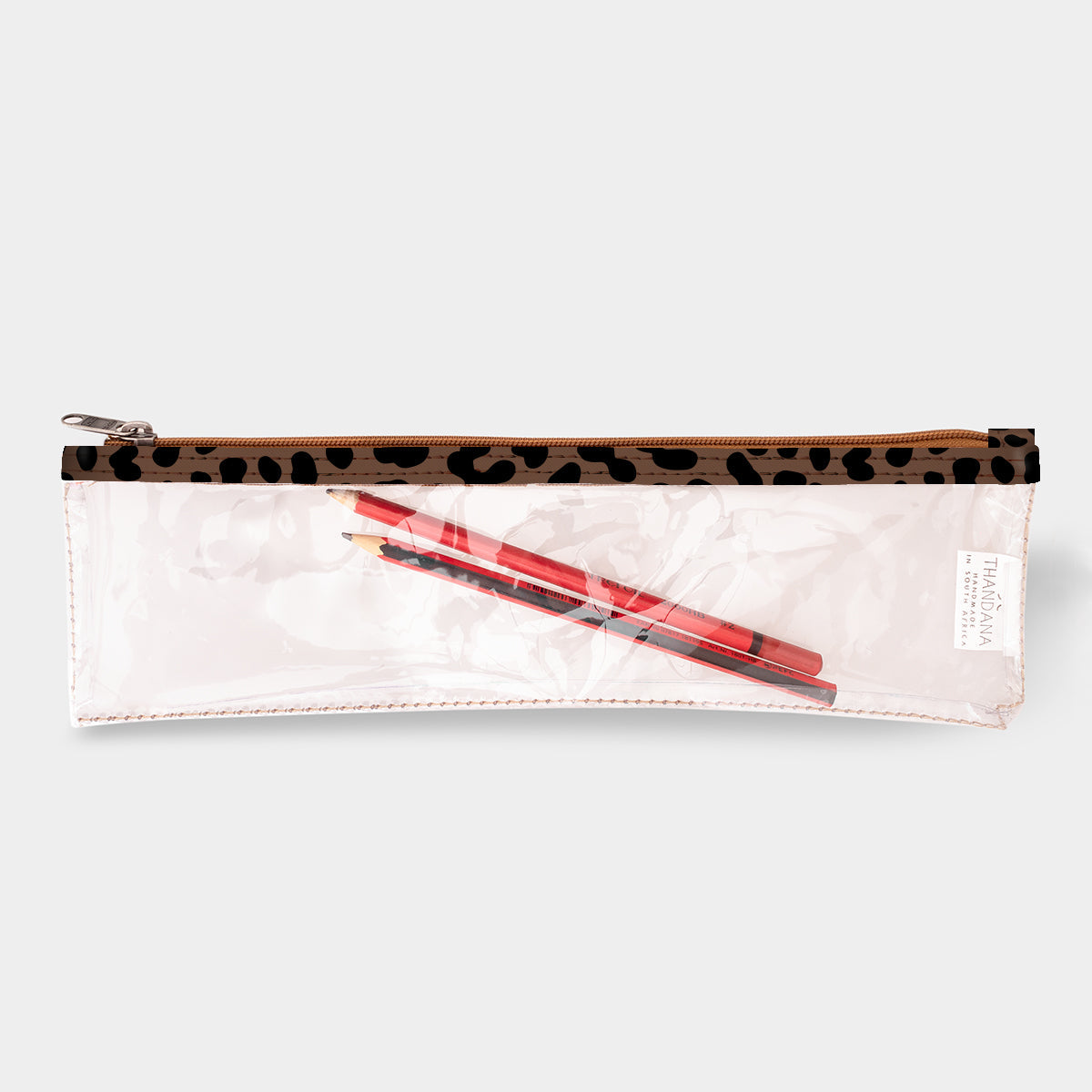 Pencil Case Clear | Laminated Fabric Pencil Case by Thandana
