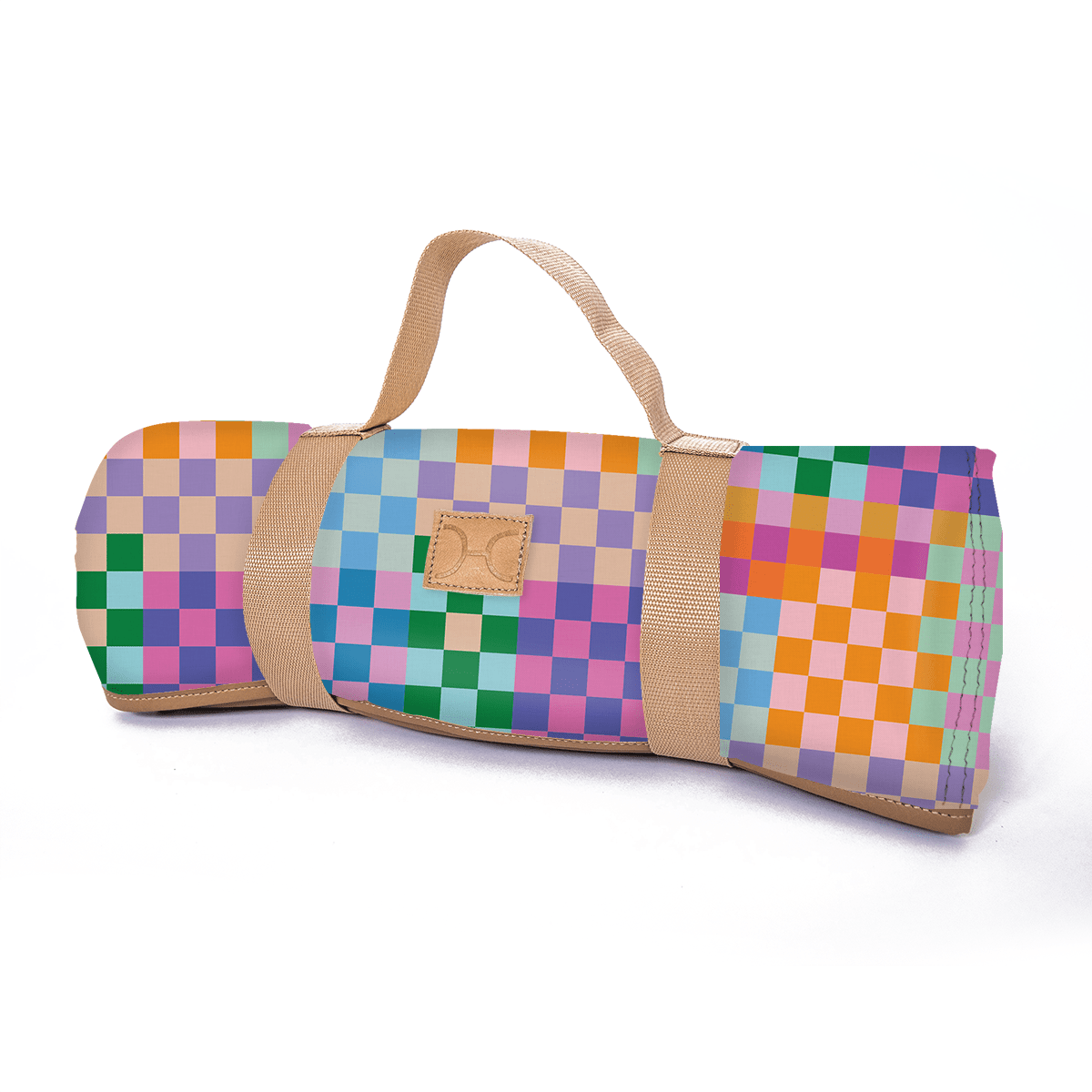 Picnic Blanket | 1.5m x 1.5m Checker - Preppy Picnic Blanket by Thandana