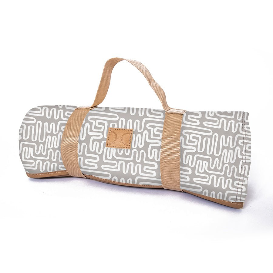 Picnic Blanket | 1.5m x 1.5m Geo - Moonstruck Picnic Blanket by Thandana