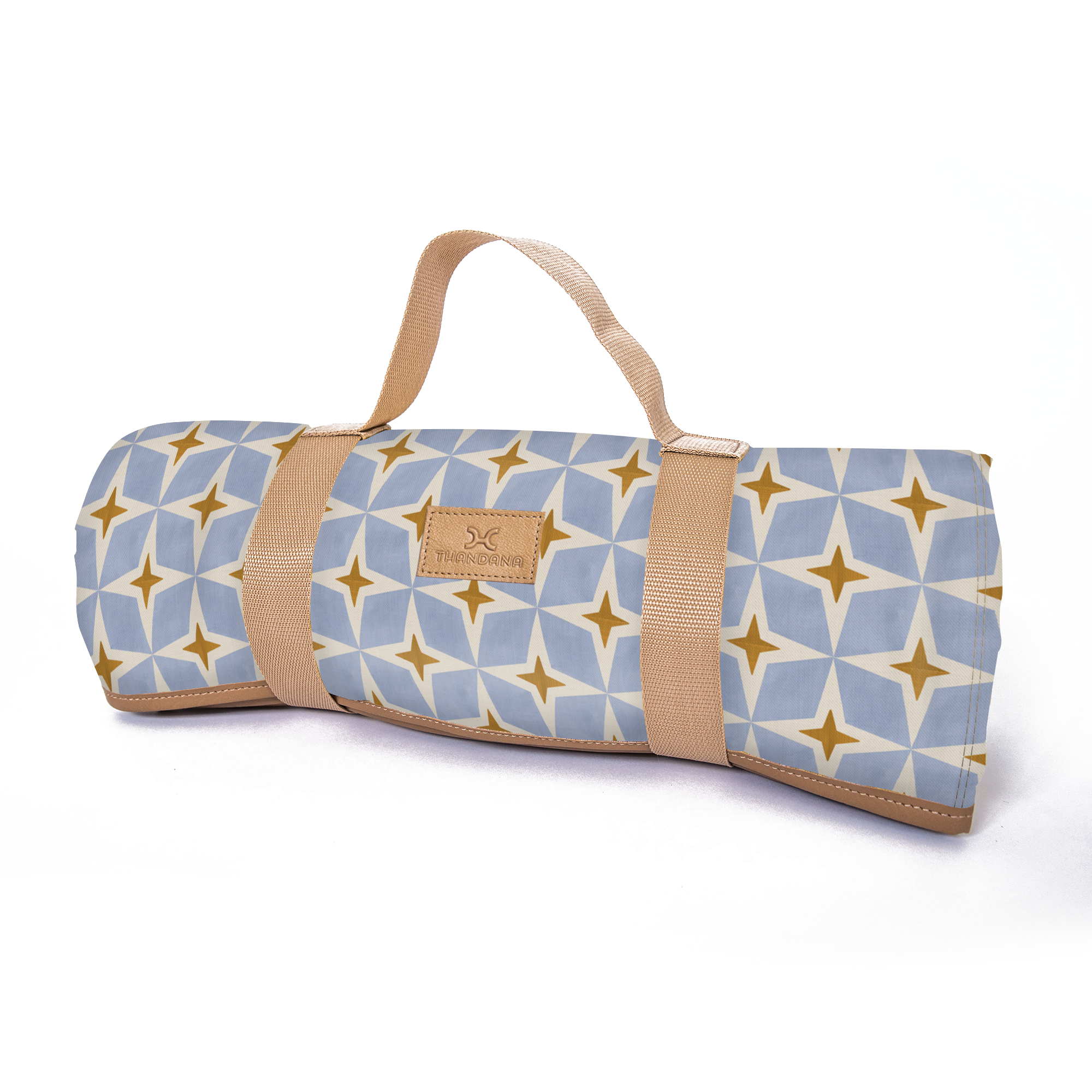 Picnic Blanket | 1.5m x 1.5m Nova - Mist Picnic Blanket by Thandana