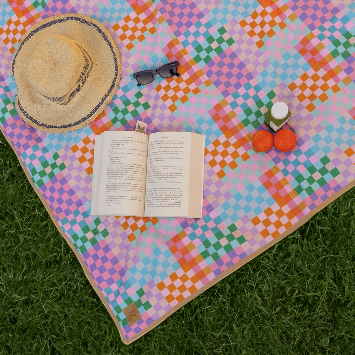 Picnic Blanket | Compact Carry 1.5m x 1.5m Picnic Blanket by Thandana