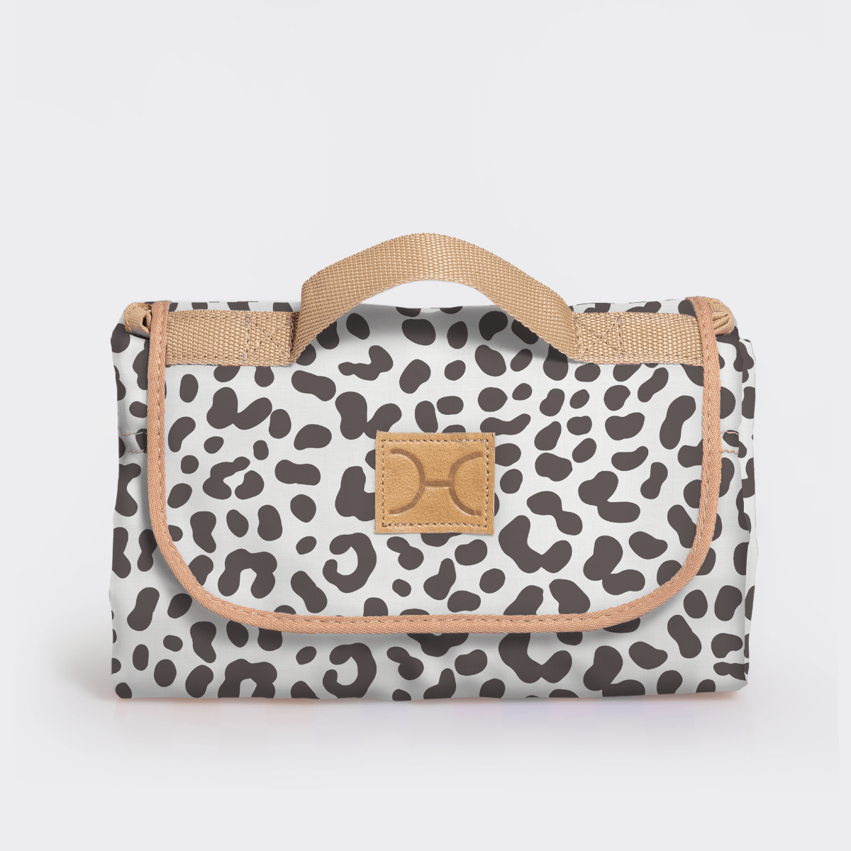 Picnic Blanket | Compact Carry 1.5m x 1.5m Cheetah - White Picnic Blanket by Thandana