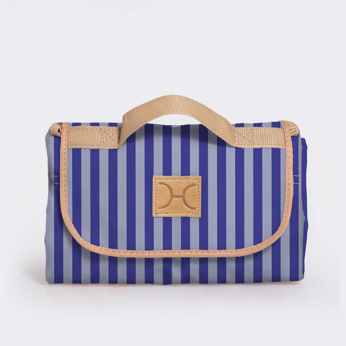 Picnic Blanket | Compact Carry 1.5m x 1.5m Linear - Jet Picnic Blanket by Thandana