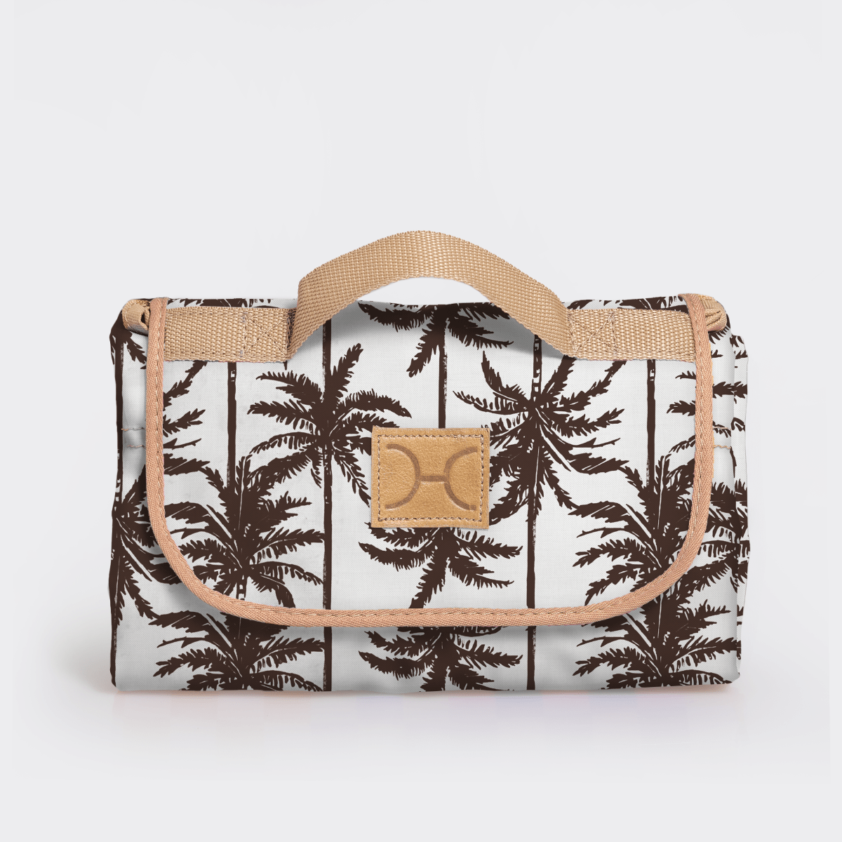 Picnic Blanket | Compact Carry 1.5m x 1.5m Palm - Neutral Picnic Blanket by Thandana