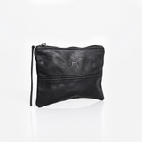 Pouch | Genuine Leather Black Leather Pouch by Thandana