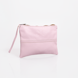Pouch | Genuine Leather Blush Leather Pouch by Thandana